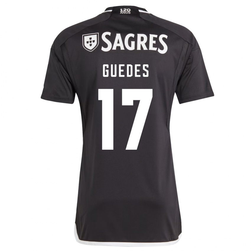Niño Camiseta Goncalo Guedes #17 Negro 2ª Equipación 2023/24 La Camisa