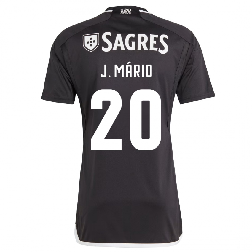 Niño Camiseta João Mário #20 Negro 2ª Equipación 2023/24 La Camisa