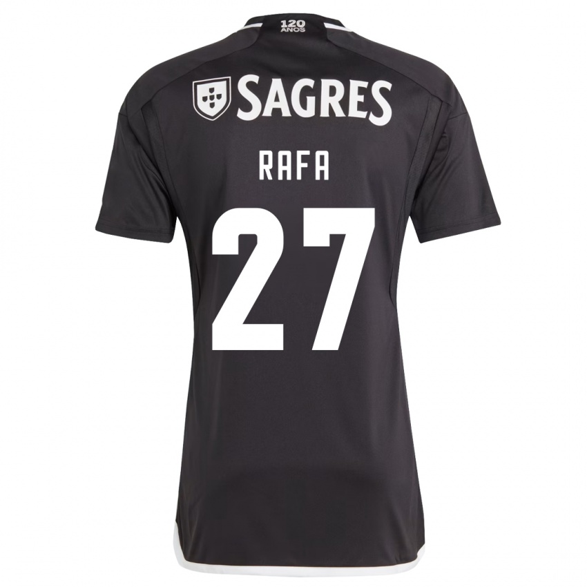 Niño Camiseta Rafa #27 Negro 2ª Equipación 2023/24 La Camisa