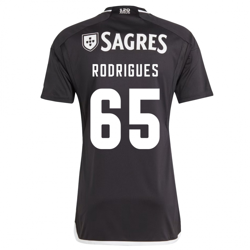 Niño Camiseta Rafael Rodrigues #65 Negro 2ª Equipación 2023/24 La Camisa