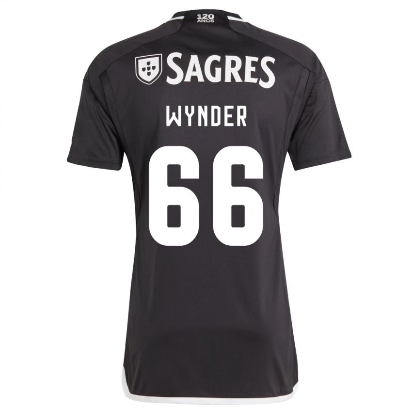 Niño Camiseta Joshua Wynder #66 Negro 2ª Equipación 2023/24 La Camisa