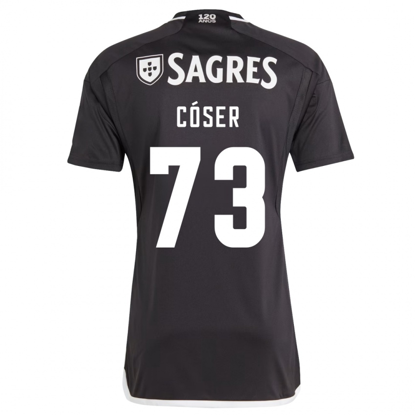 Niño Camiseta Tiago Cóser #73 Negro 2ª Equipación 2023/24 La Camisa