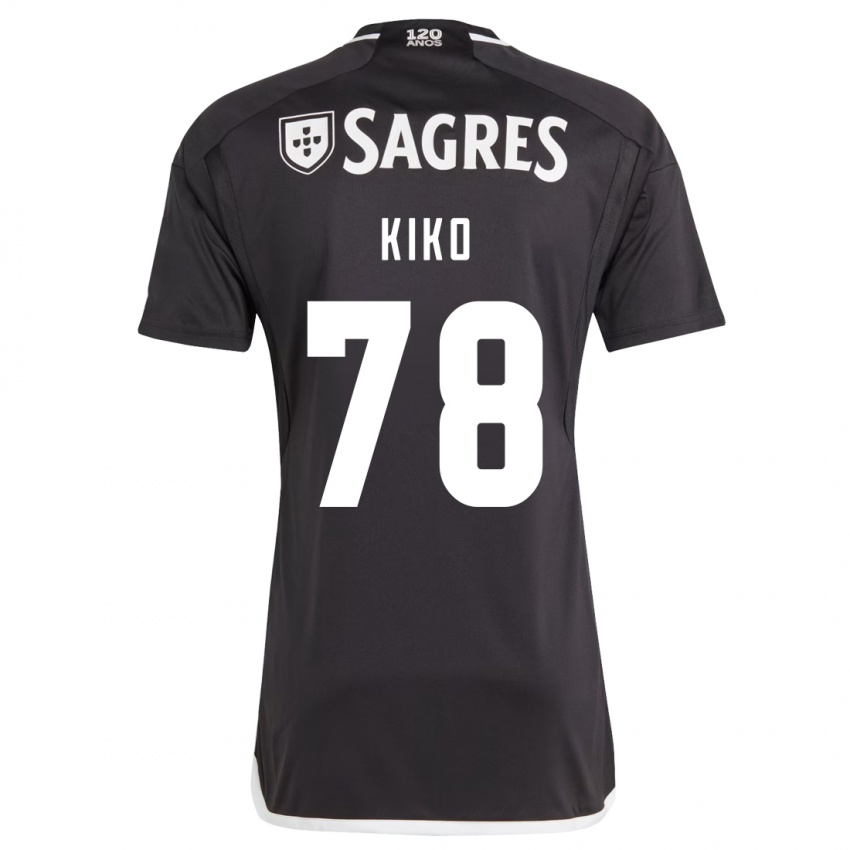 Niño Camiseta Kiko #78 Negro 2ª Equipación 2023/24 La Camisa