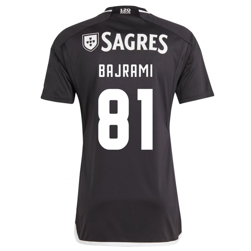 Niño Camiseta Adrian Bajrami #81 Negro 2ª Equipación 2023/24 La Camisa