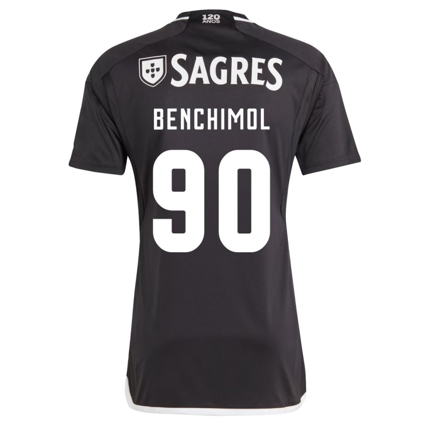 Niño Camiseta Benchimol #90 Negro 2ª Equipación 2023/24 La Camisa