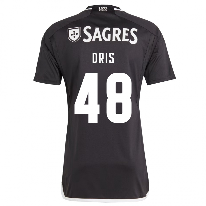 Niño Camiseta Sofiane Dris #48 Negro 2ª Equipación 2023/24 La Camisa