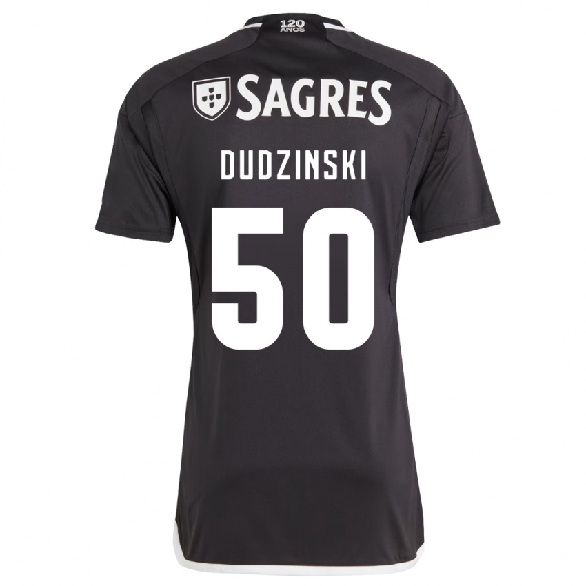 Niño Camiseta Marcel Dudzinski #50 Negro 2ª Equipación 2023/24 La Camisa