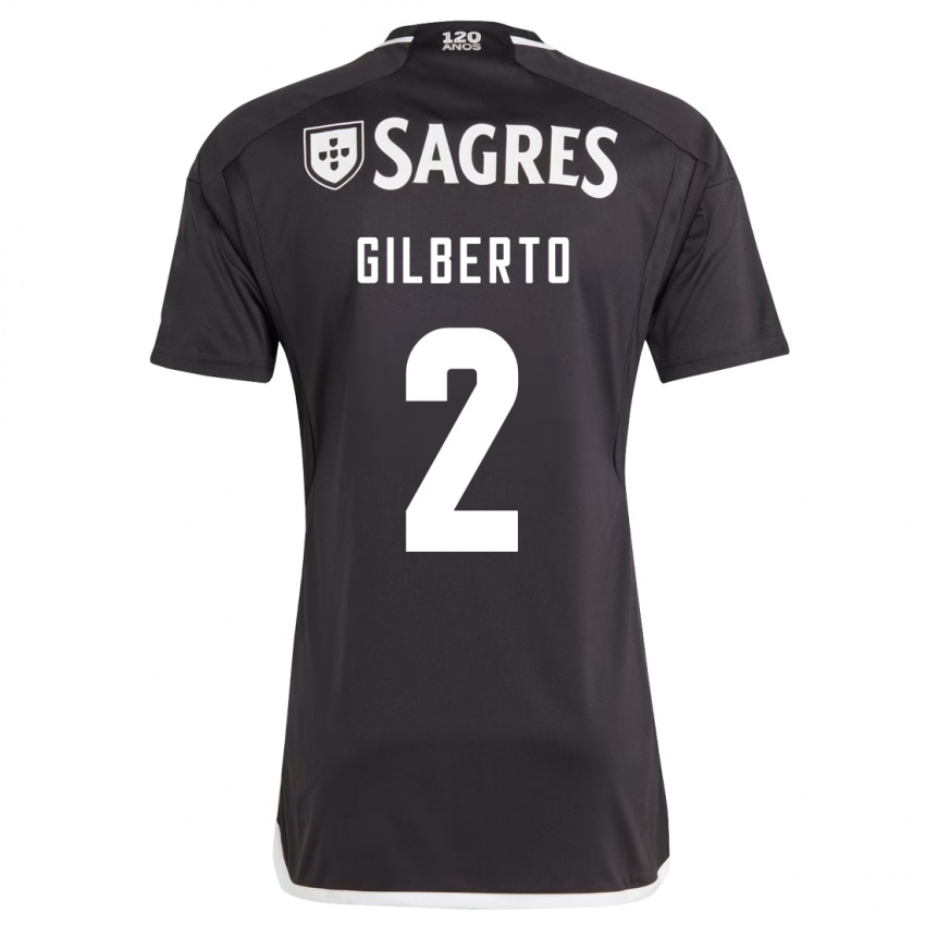 Niño Camiseta Gilberto #2 Negro 2ª Equipación 2023/24 La Camisa
