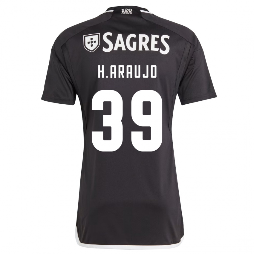 Niño Camiseta Henrique Araujo #39 Negro 2ª Equipación 2023/24 La Camisa