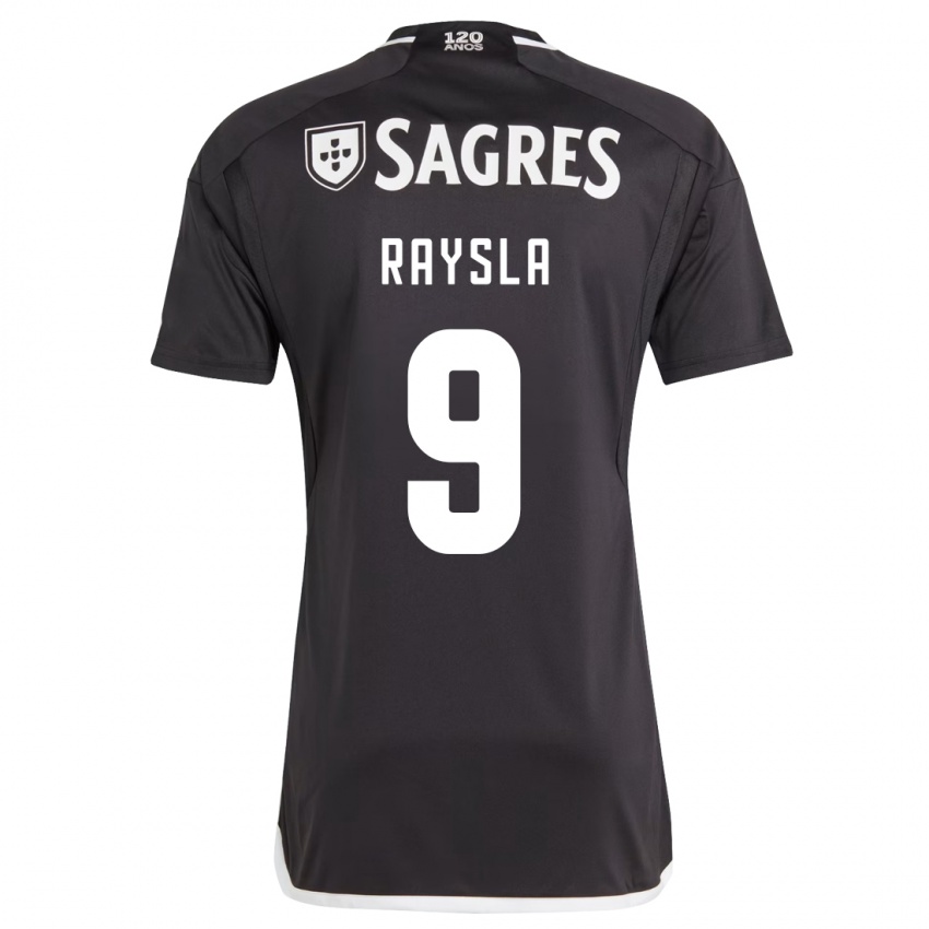 Niño Camiseta Nycole Raysla #9 Negro 2ª Equipación 2023/24 La Camisa