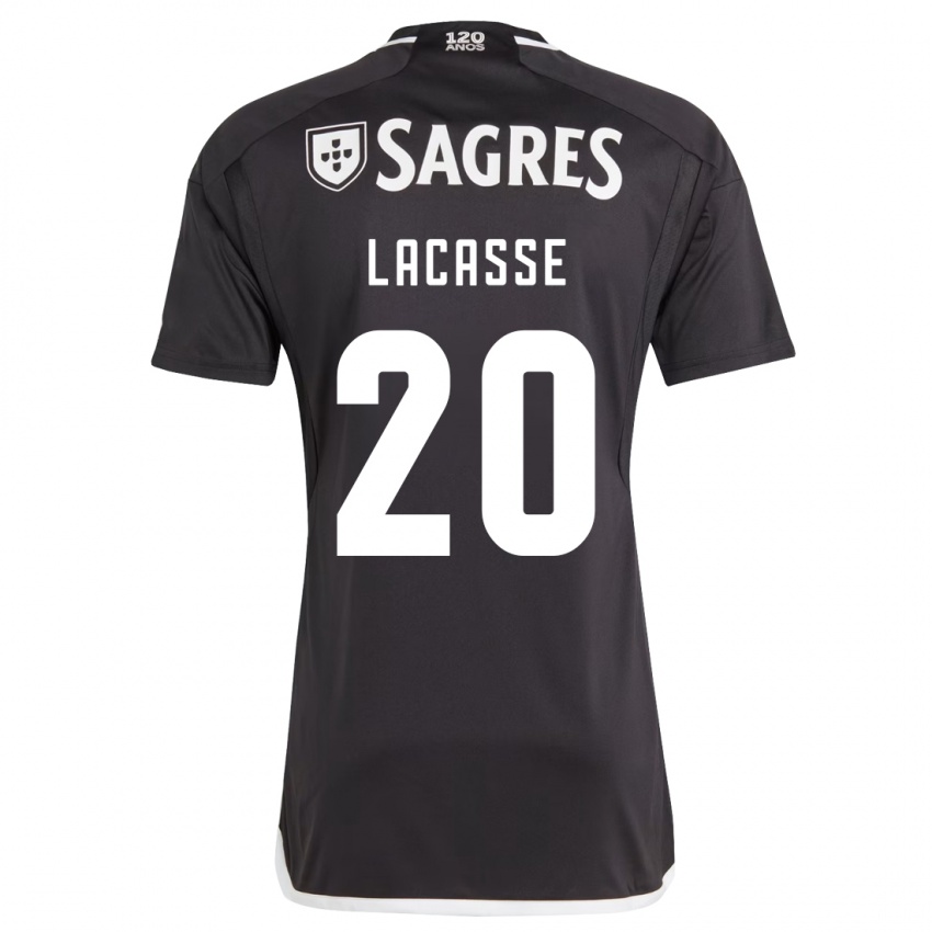 Niño Camiseta Cloe Lacasse #20 Negro 2ª Equipación 2023/24 La Camisa