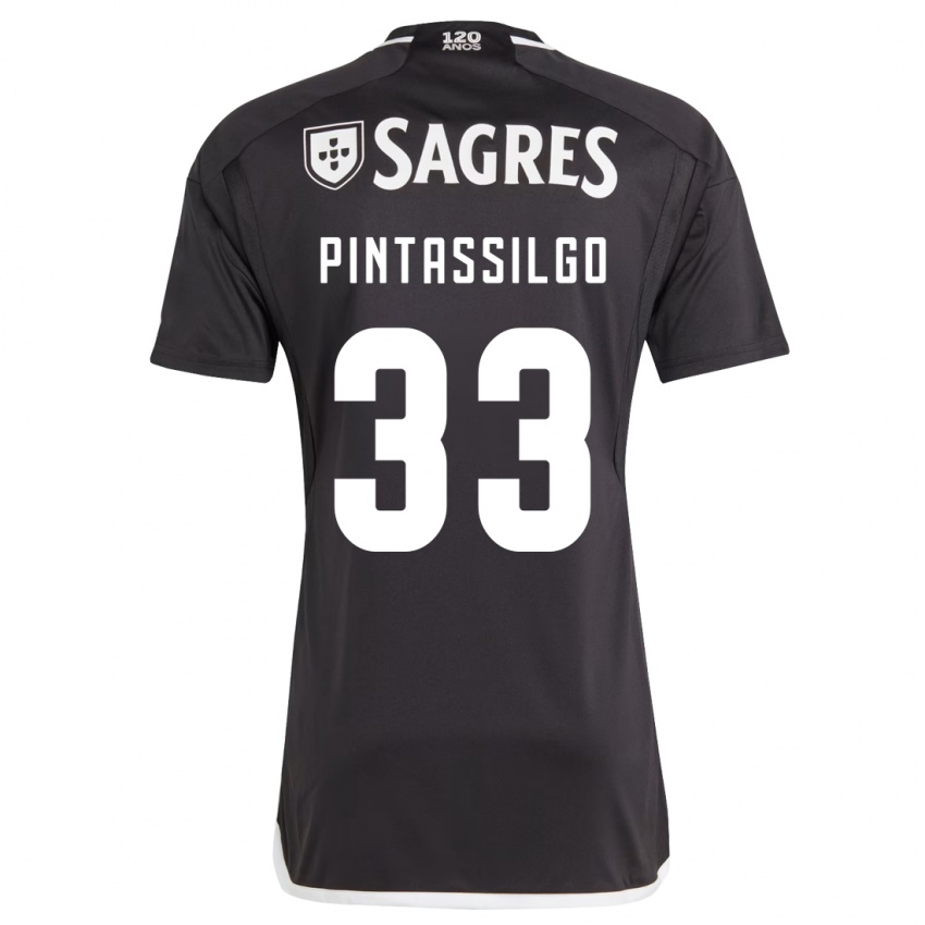 Niño Camiseta Lara Pintassilgo #33 Negro 2ª Equipación 2023/24 La Camisa