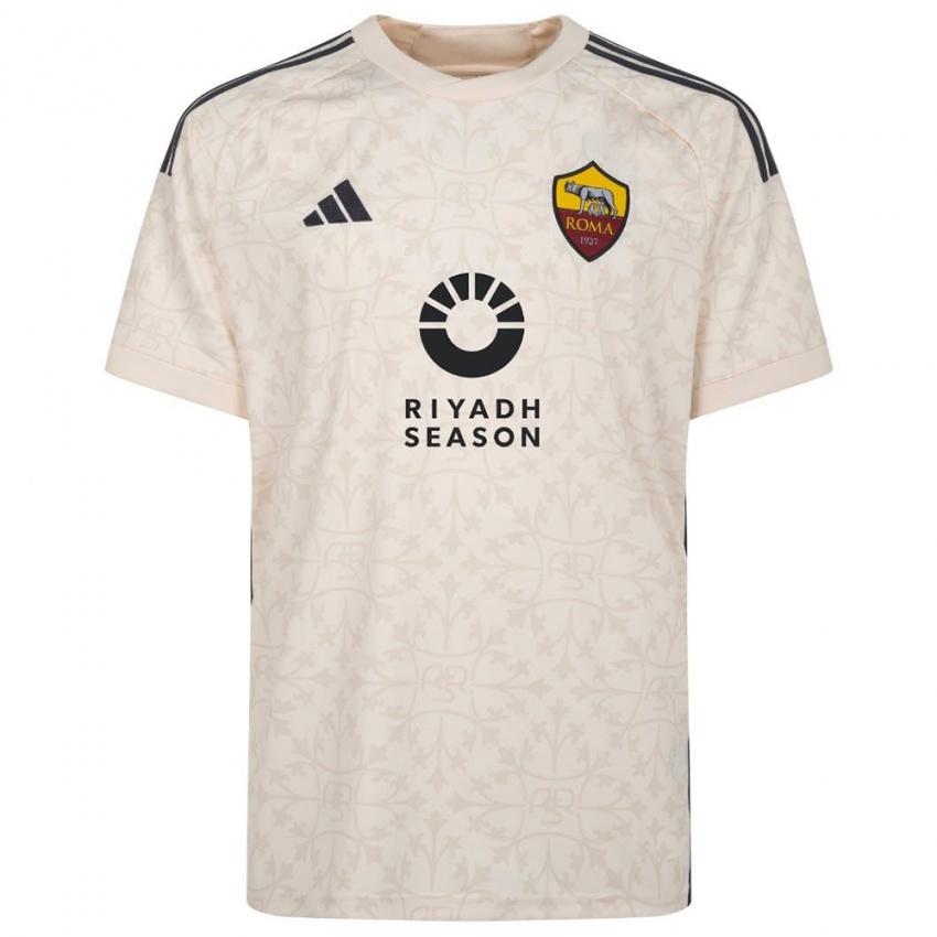 Niño Camiseta Mile Svilar #99 Blanquecino 2ª Equipación 2023/24 La Camisa