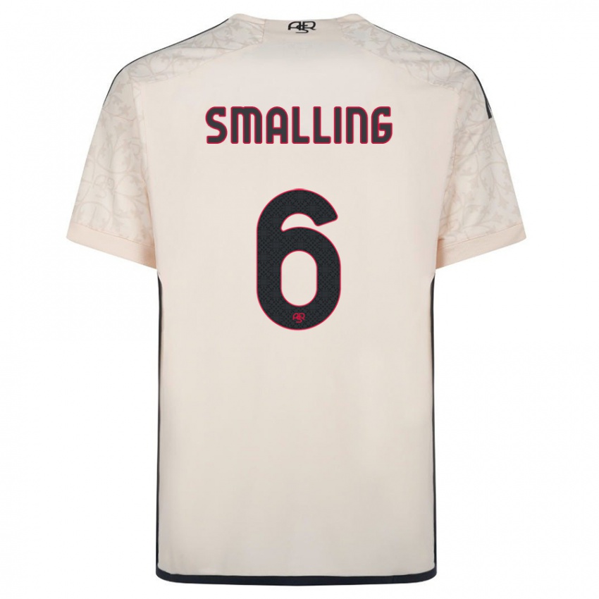 Niño Camiseta Chris Smalling #6 Blanquecino 2ª Equipación 2023/24 La Camisa