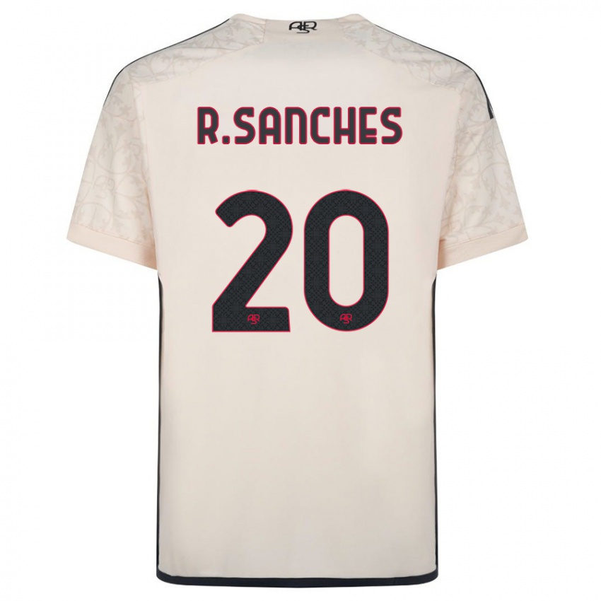 Niño Camiseta Renato Sanches #20 Blanquecino 2ª Equipación 2023/24 La Camisa