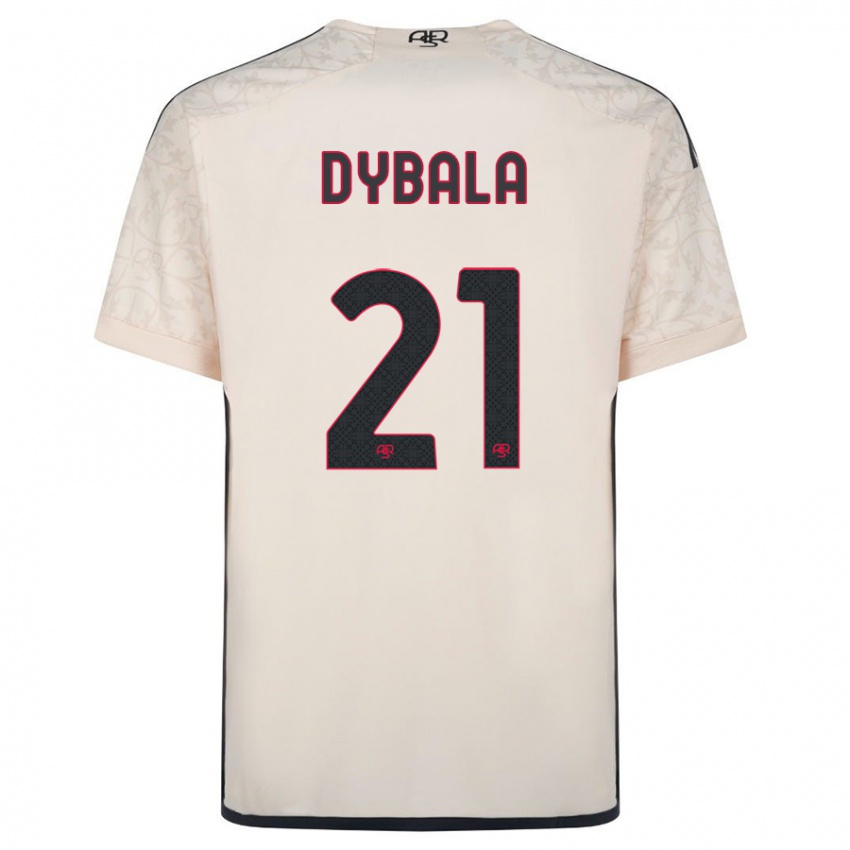 Niño Camiseta Paulo Dybala #21 Blanquecino 2ª Equipación 2023/24 La Camisa