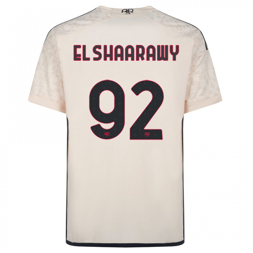 Niño Camiseta Stephan El Shaarawy #92 Blanquecino 2ª Equipación 2023/24 La Camisa