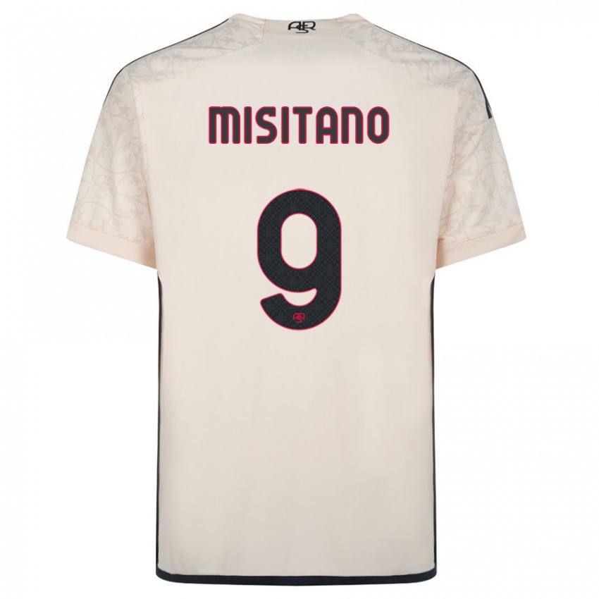 Niño Camiseta Giulio Misitano #9 Blanquecino 2ª Equipación 2023/24 La Camisa