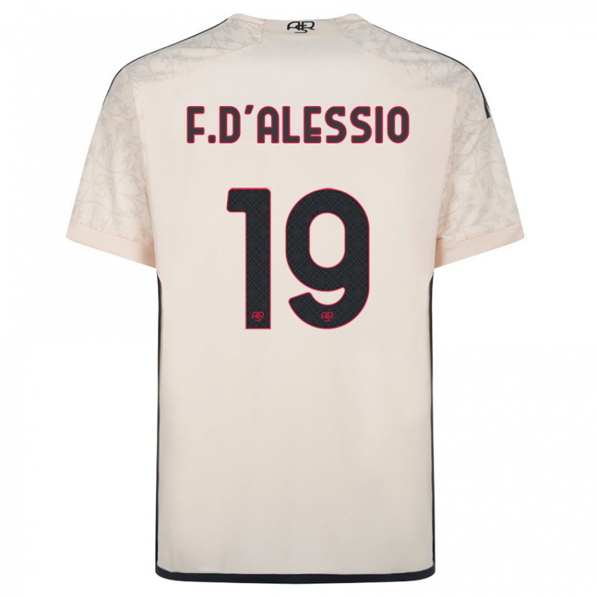 Niño Camiseta Francesco D'alessio #19 Blanquecino 2ª Equipación 2023/24 La Camisa