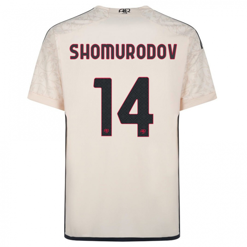 Niño Camiseta Eldor Shomurodov #14 Blanquecino 2ª Equipación 2023/24 La Camisa