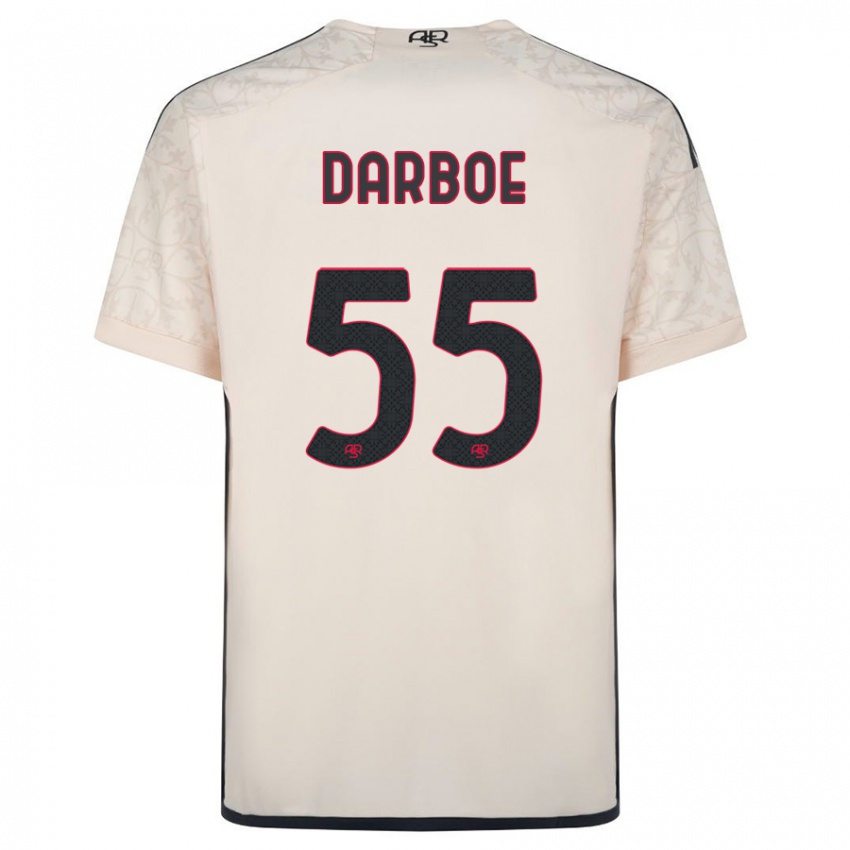 Niño Camiseta Ebrima Darboe #55 Blanquecino 2ª Equipación 2023/24 La Camisa