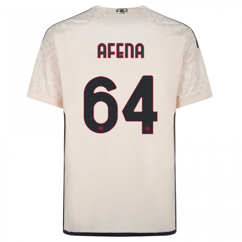 Niño Camiseta Felix Afena-Gyan #64 Blanquecino 2ª Equipación 2023/24 La Camisa