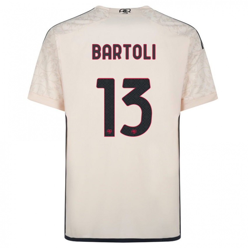 Niño Camiseta Elisa Bartoli #13 Blanquecino 2ª Equipación 2023/24 La Camisa