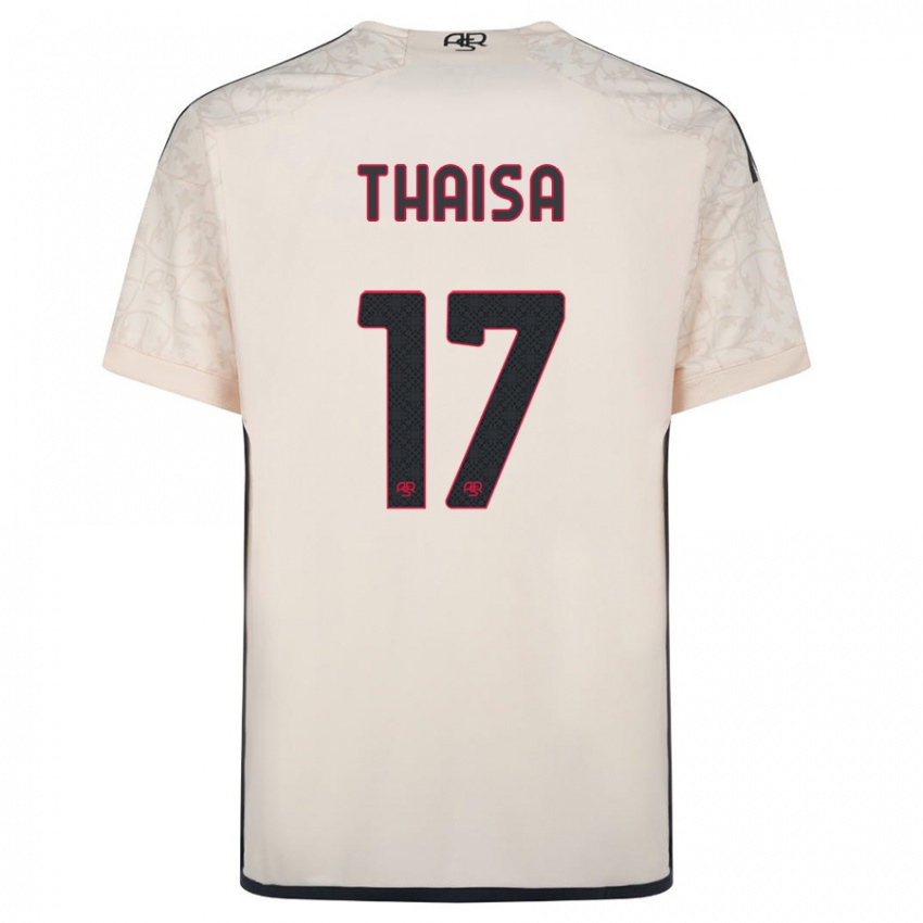 Niño Camiseta Thaisa #17 Blanquecino 2ª Equipación 2023/24 La Camisa