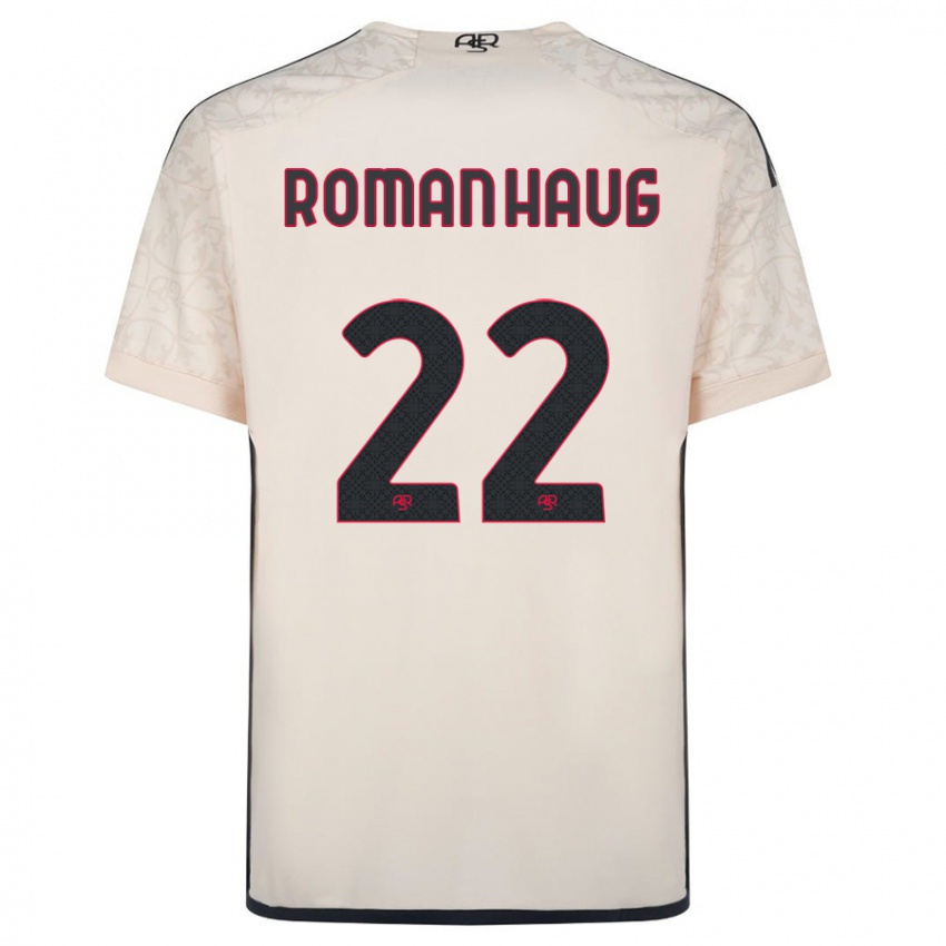 Niño Camiseta Sophie Roman Haug #22 Blanquecino 2ª Equipación 2023/24 La Camisa