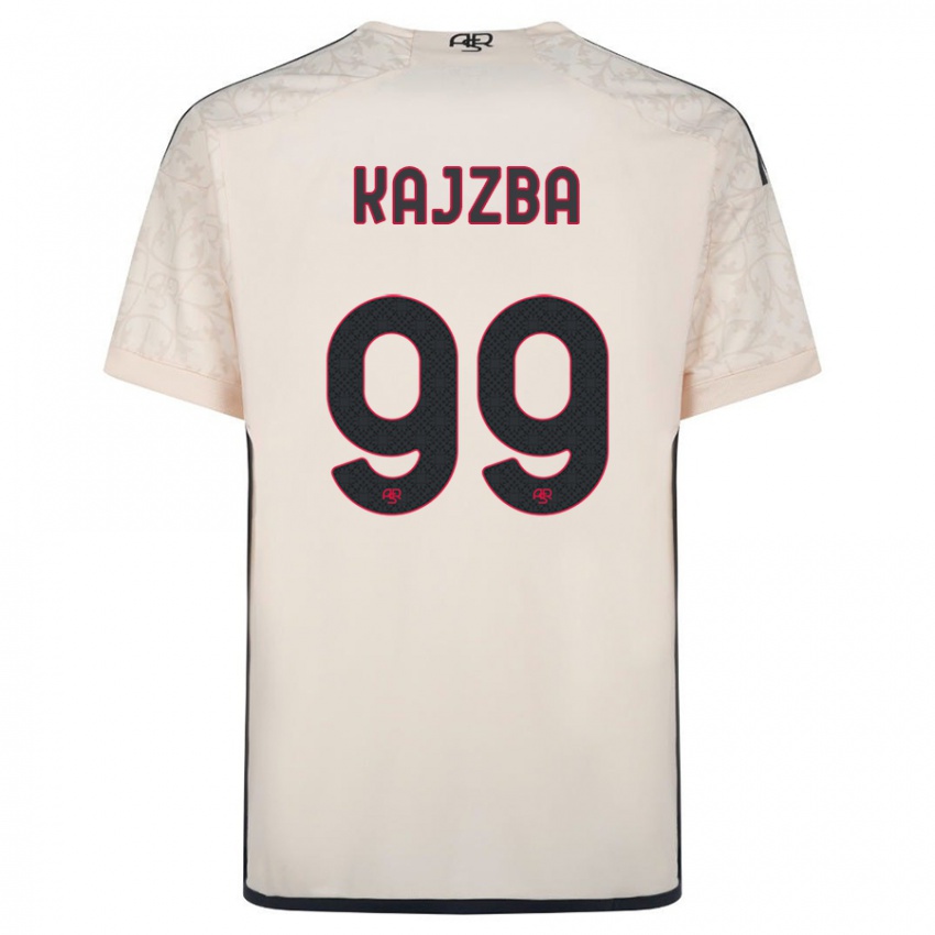 Niño Camiseta Nina Kajzba #99 Blanquecino 2ª Equipación 2023/24 La Camisa