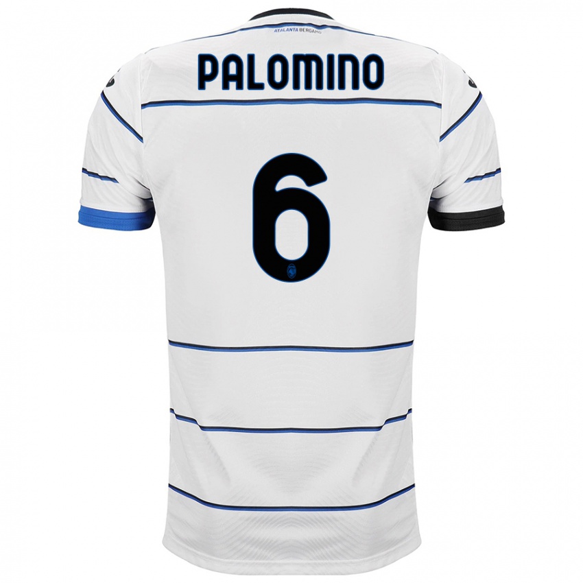 Niño Camiseta José Luis Palomino #6 Blanco 2ª Equipación 2023/24 La Camisa