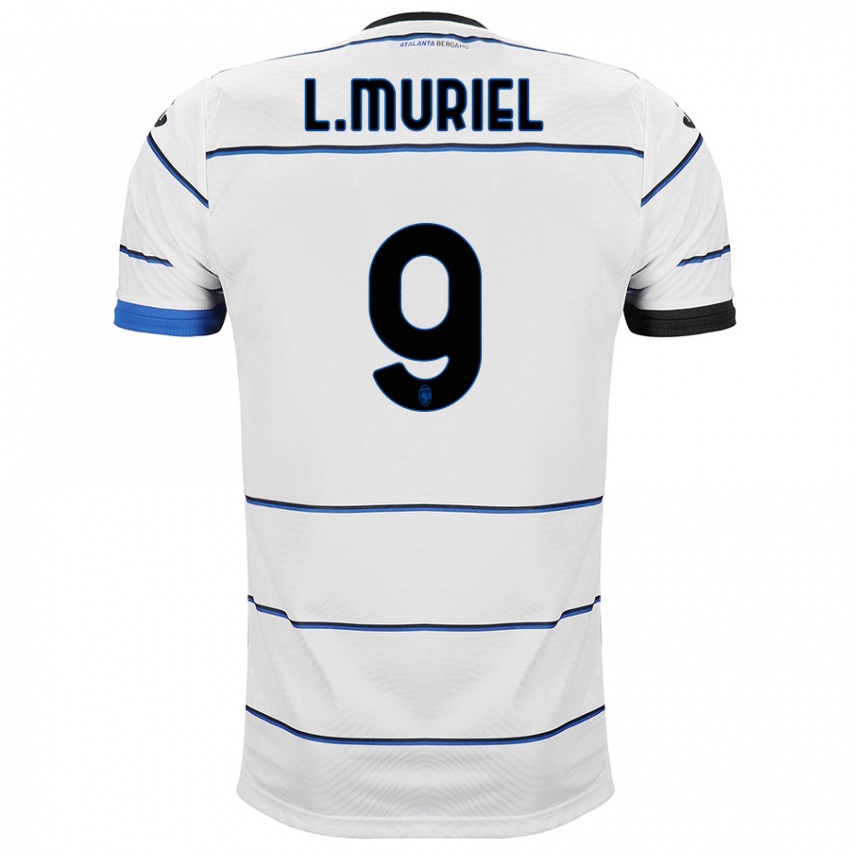 Niño Camiseta Luis Muriel #9 Blanco 2ª Equipación 2023/24 La Camisa