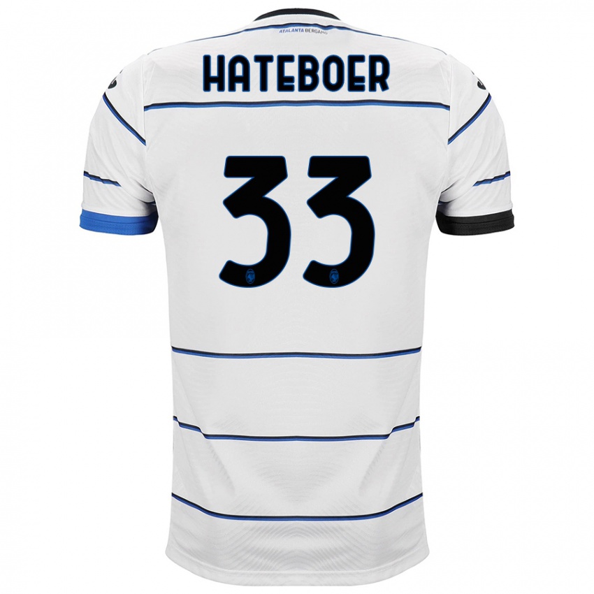 Niño Camiseta Hans Hateboer #33 Blanco 2ª Equipación 2023/24 La Camisa