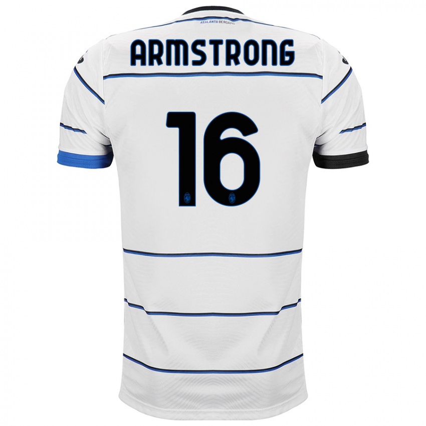 Niño Camiseta Daniel Armstrong #16 Blanco 2ª Equipación 2023/24 La Camisa