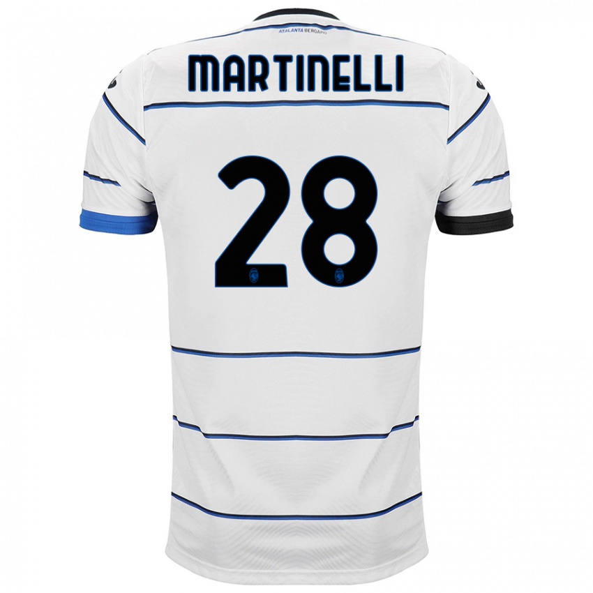 Niño Camiseta Gabriel Martinelli #28 Blanco 2ª Equipación 2023/24 La Camisa