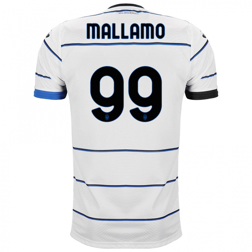 Niño Camiseta Alessandro Mallamo #99 Blanco 2ª Equipación 2023/24 La Camisa
