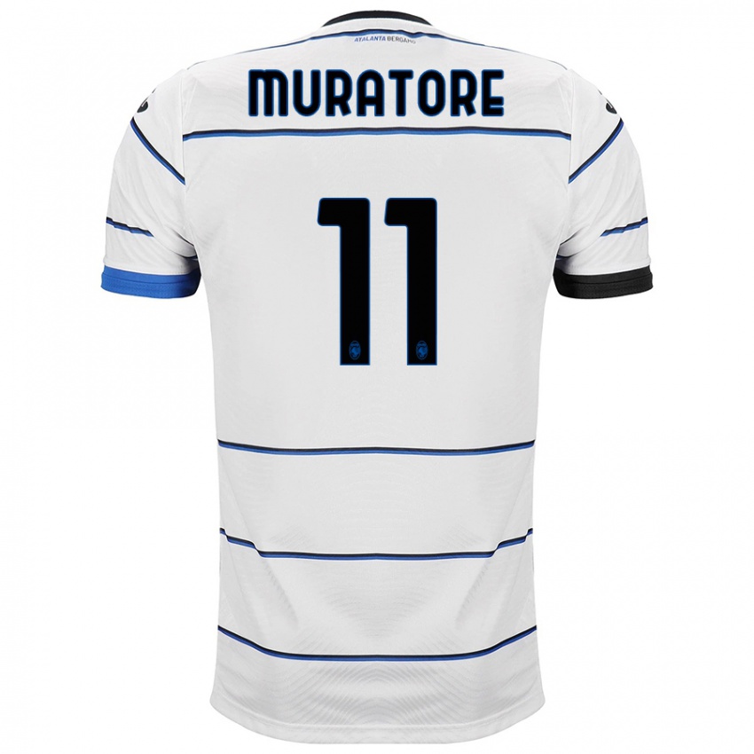 Niño Camiseta Simone Muratore #11 Blanco 2ª Equipación 2023/24 La Camisa