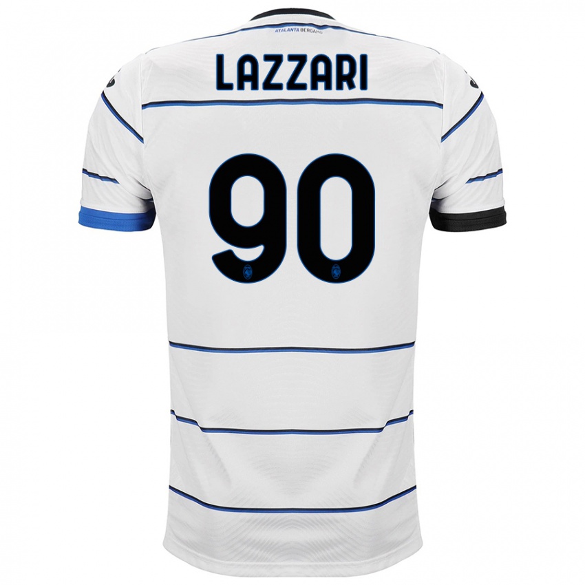 Niño Camiseta Ilaria Lazzari #90 Blanco 2ª Equipación 2023/24 La Camisa