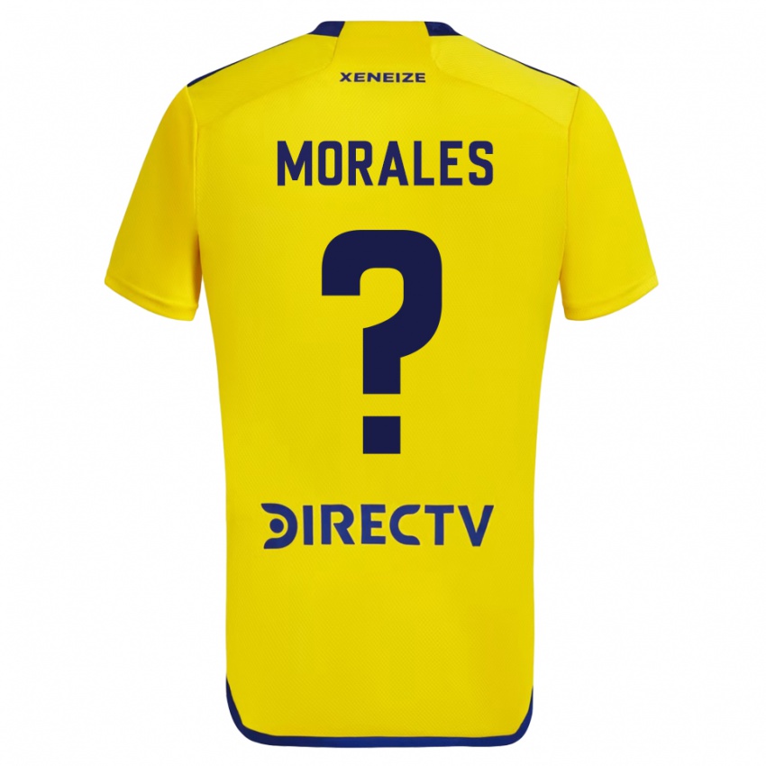Niño Camiseta Gonzalo Morales #0 Amarillo 2ª Equipación 2023/24 La Camisa