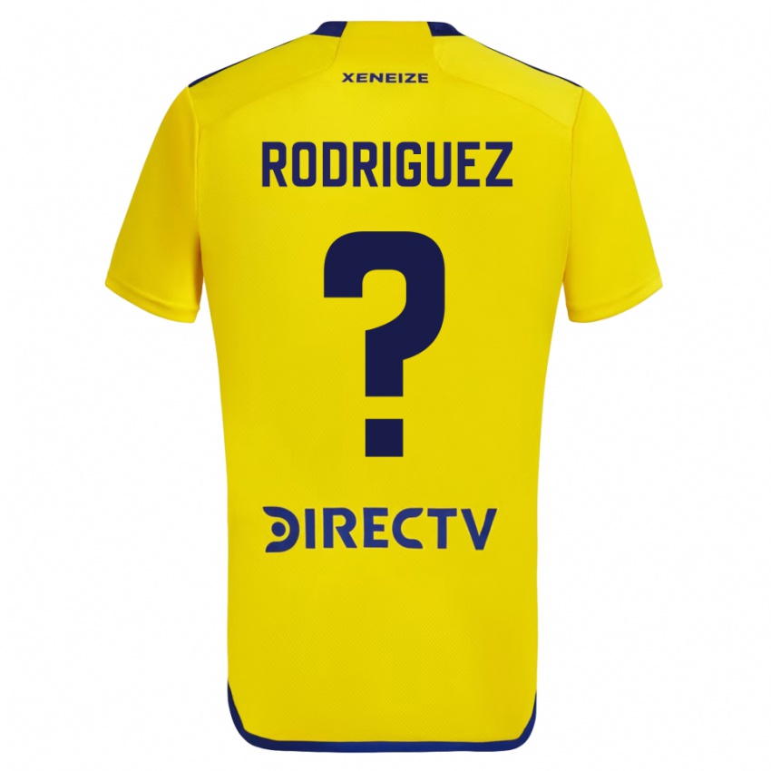 Niño Camiseta Román Rodríguez #0 Amarillo 2ª Equipación 2023/24 La Camisa