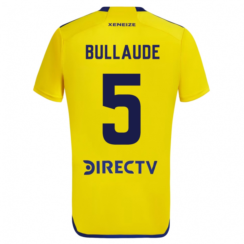 Niño Camiseta Ezequiel Bullaude #5 Amarillo 2ª Equipación 2023/24 La Camisa