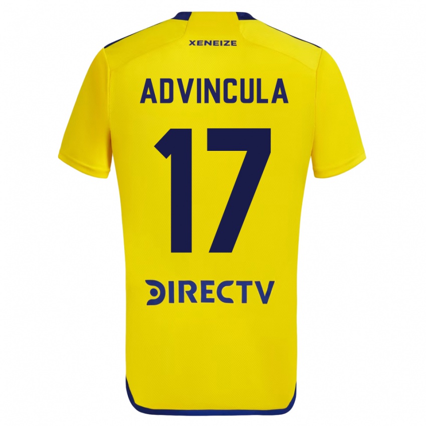 Niño Camiseta Luis Advincula #17 Amarillo 2ª Equipación 2023/24 La Camisa