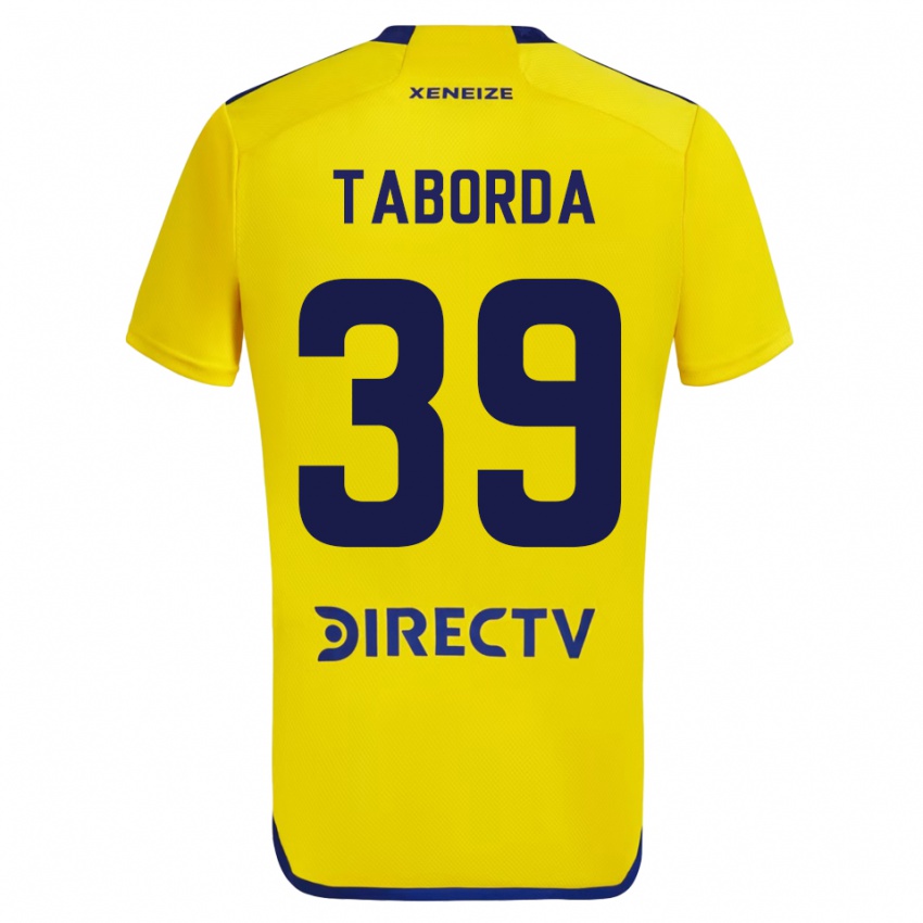 Niño Camiseta Vicente Taborda #39 Amarillo 2ª Equipación 2023/24 La Camisa