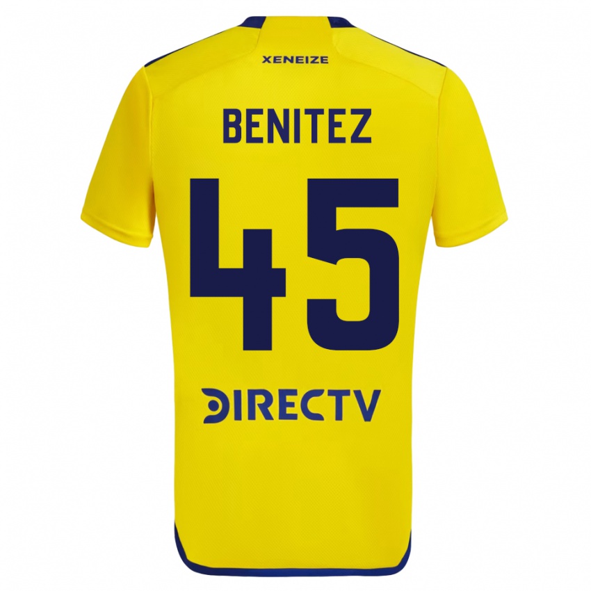 Niño Camiseta Mauricio Benítez #45 Amarillo 2ª Equipación 2023/24 La Camisa