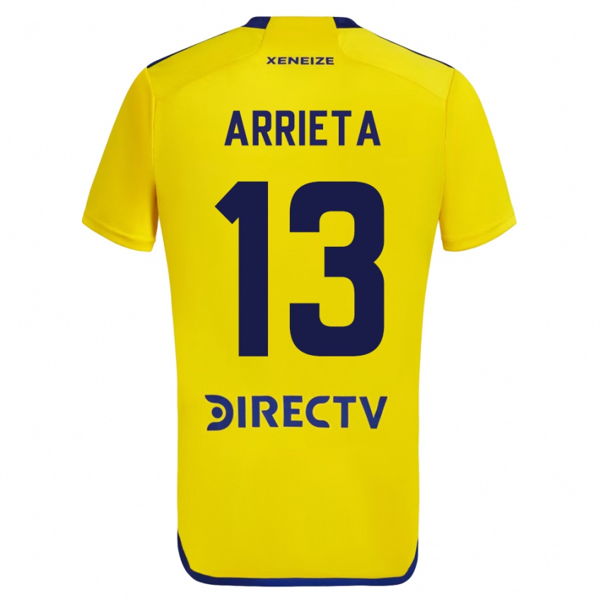 Niño Camiseta Thomás Arrieta #13 Amarillo 2ª Equipación 2023/24 La Camisa