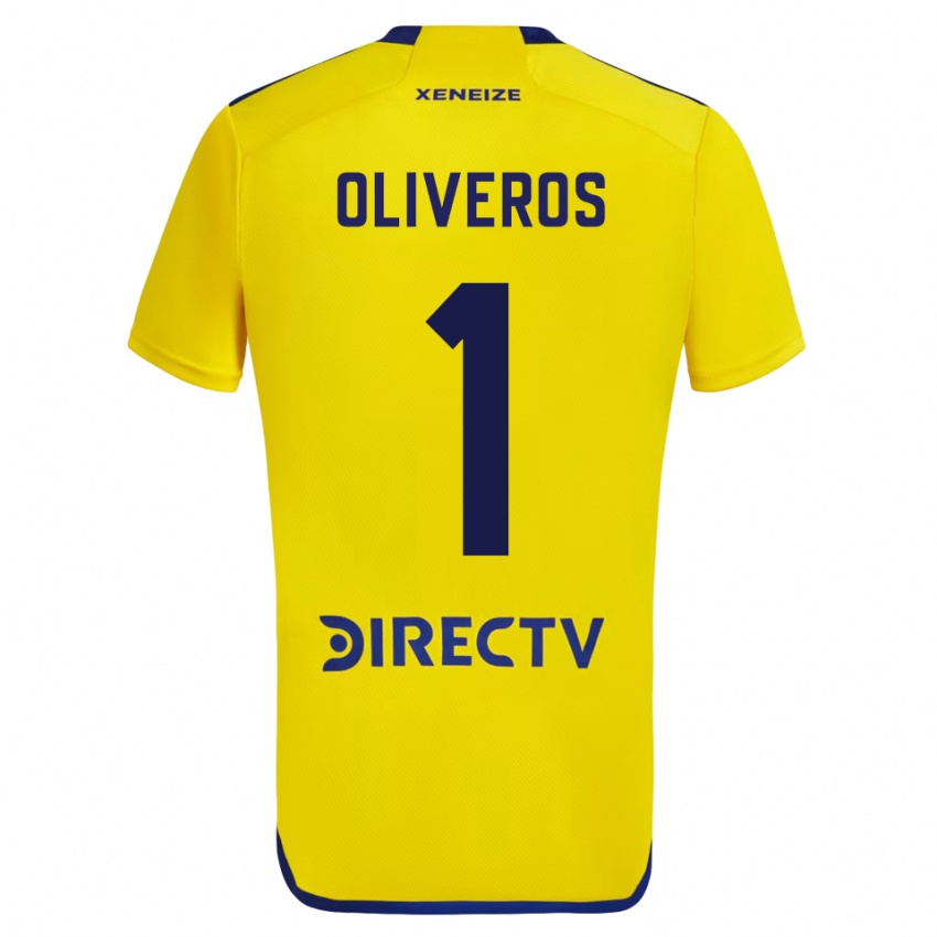 Niño Camiseta Laurina Oliveros #1 Amarillo 2ª Equipación 2023/24 La Camisa