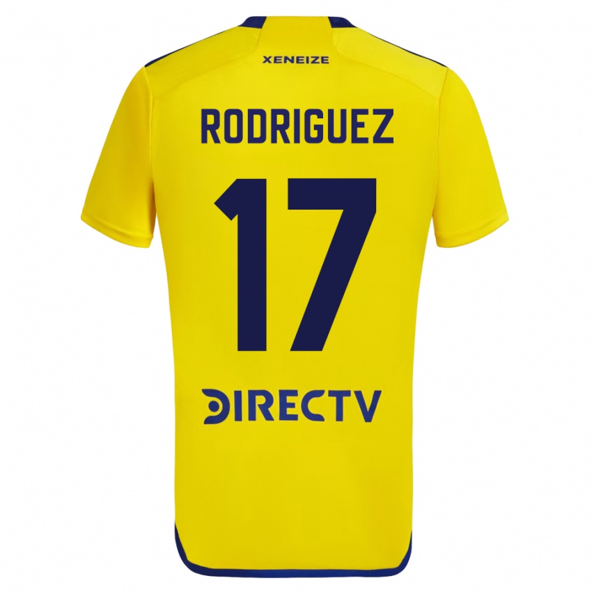 Niño Camiseta Fanny Rodriguez #17 Amarillo 2ª Equipación 2023/24 La Camisa