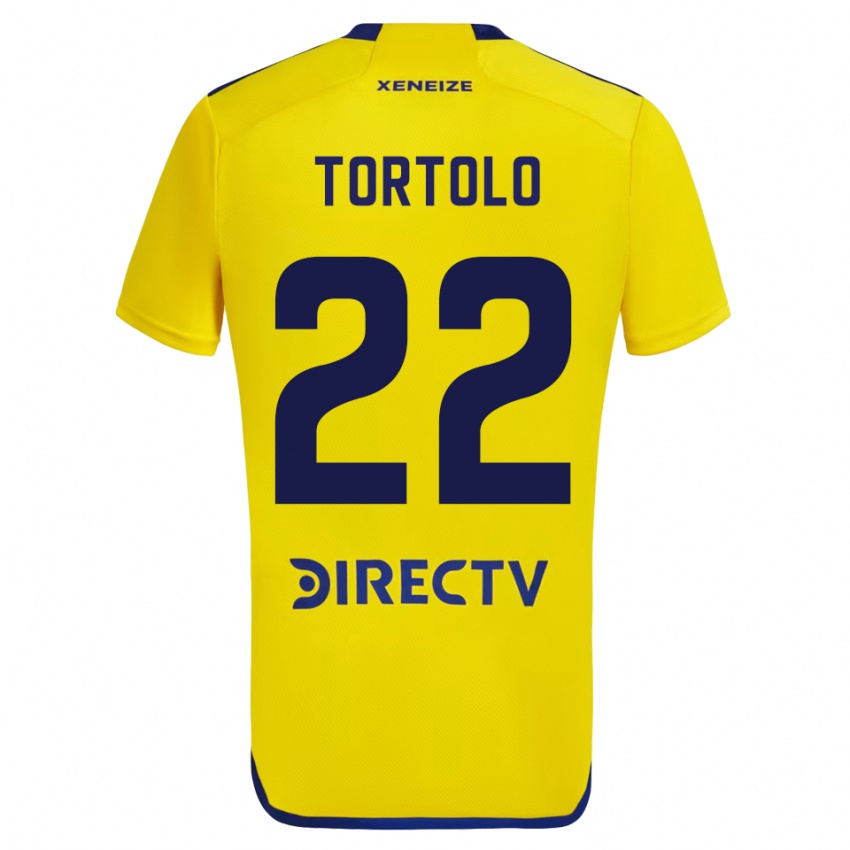 Niño Camiseta Dulce Tortolo #22 Amarillo 2ª Equipación 2023/24 La Camisa