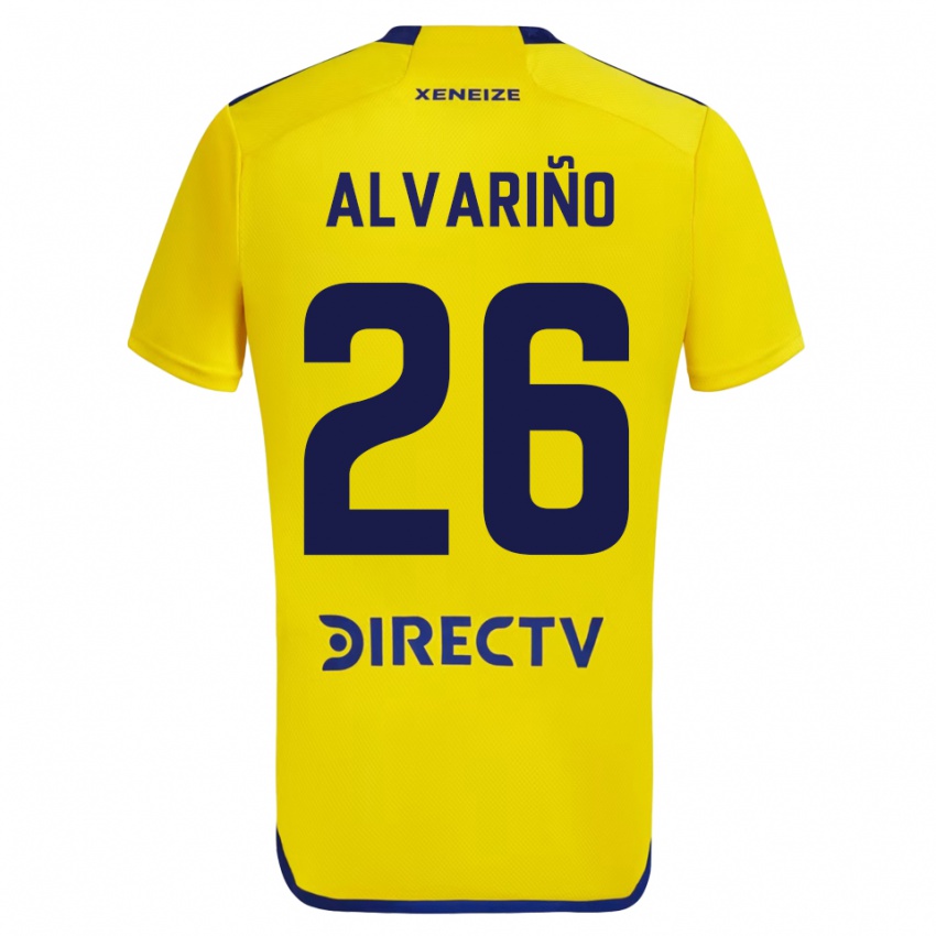 Niño Camiseta Alexis Alvarino #26 Amarillo 2ª Equipación 2023/24 La Camisa