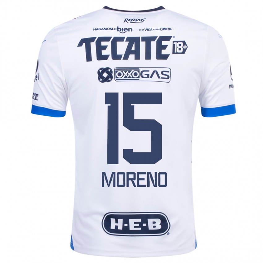 Niño Camiseta Héctor Moreno #15 Blanco 2ª Equipación 2023/24 La Camisa